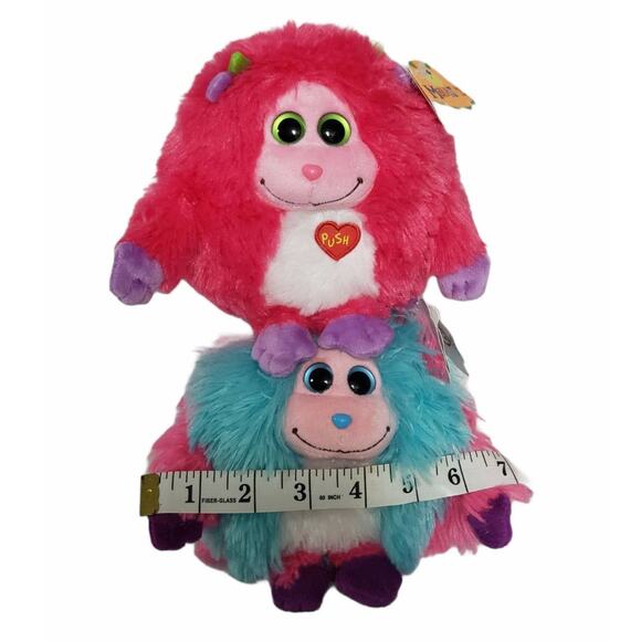 TY Monstaz Jazzy & Trixie Beanie Plush - Picture 7 of 7